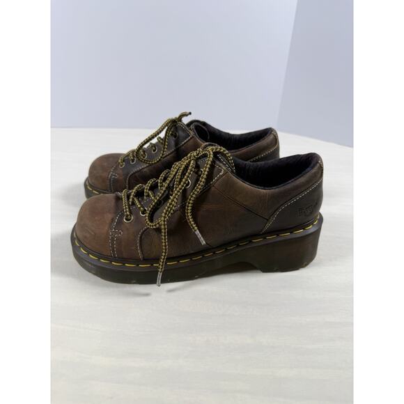 Dr. Martens Shoes - Y2K Dr Martens Chunky Oxford Shoes Brown Leather KEANIWomens Size US 9 UK 7 NEW